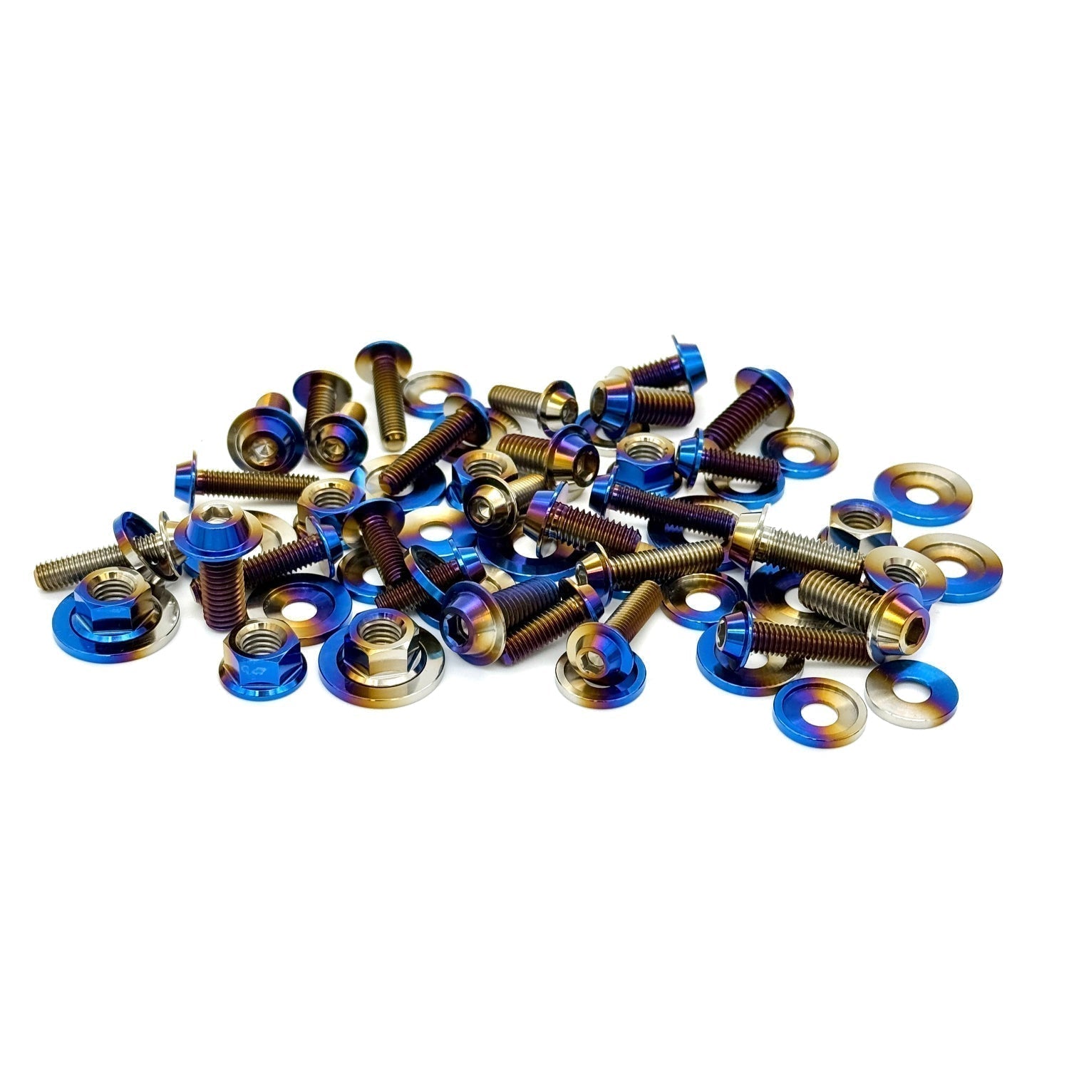 Pile of JDC Titanium Bolts