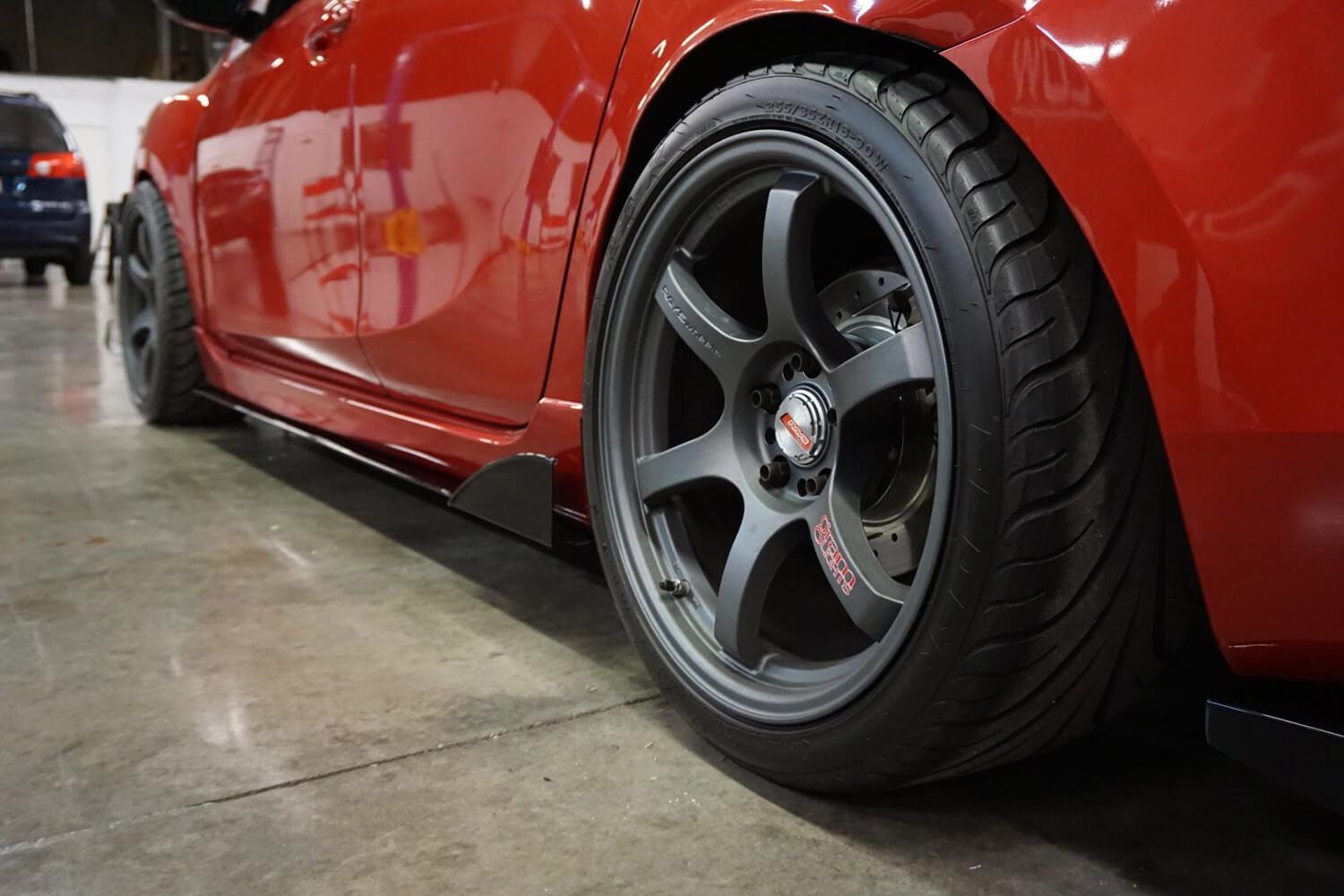 Aeroflow Dynamics Side Skirt Extension V2 (2010-2013 Mazda Speed 3)