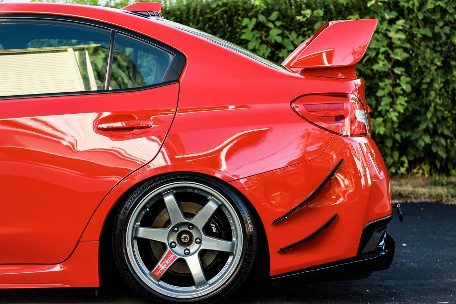 Aeroflow Dynamics Rear Bumper Canards V1 (2015-2021 Subaru WRX/STI)