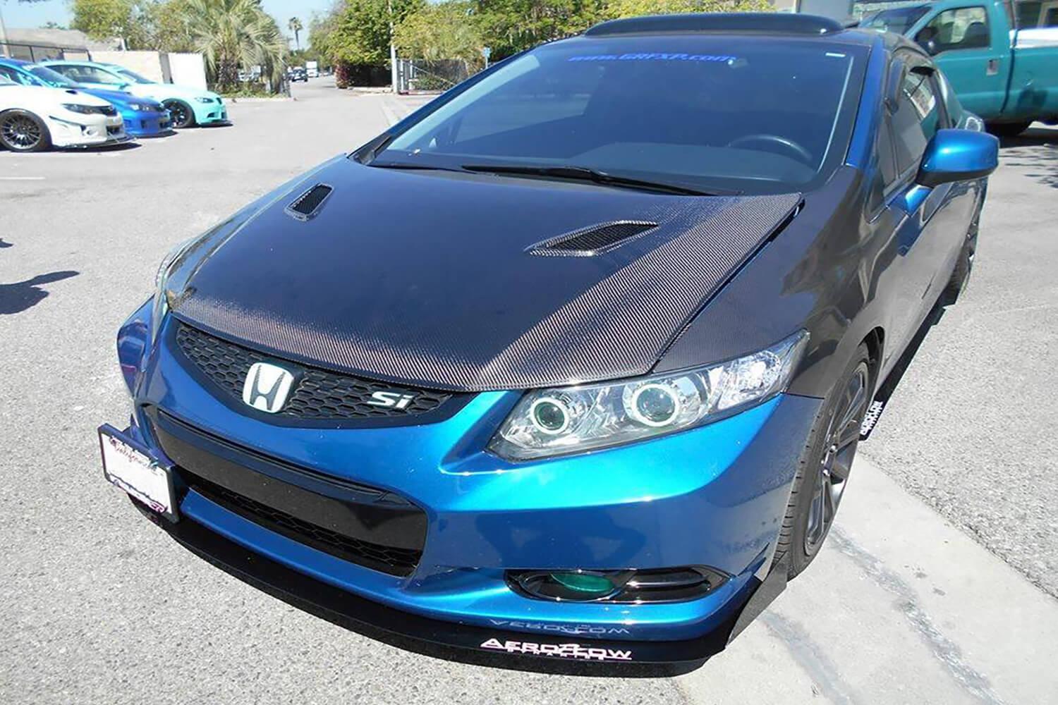 Aeroflow Dynamics Splitter V2 (2012-2013 Honda Civic Coupe Si)