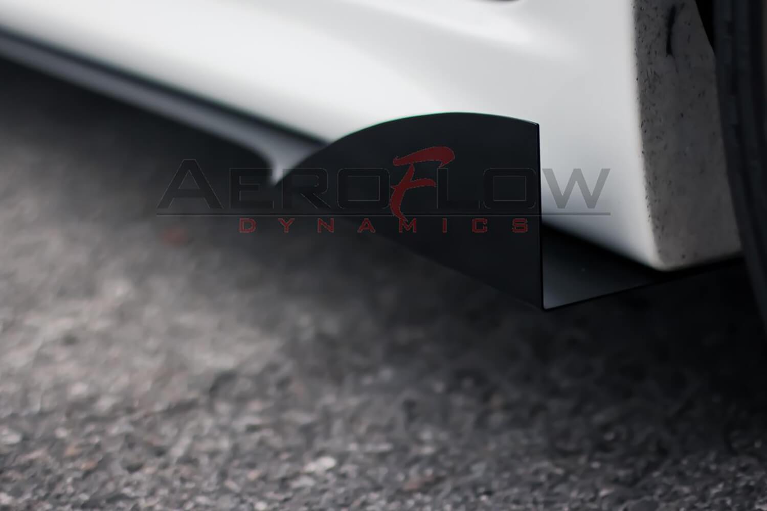 Aeroflow Dynamics 2007-2015 Mitsubishi Evo X / Ralliart Side skirt Extension V2