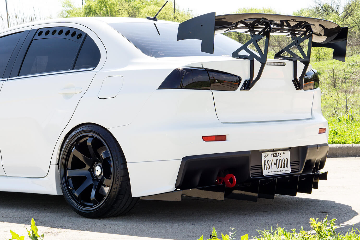 Aeroflow Dynamics 2007-2015 Mitsubishi Evo Rear Diffuser V2