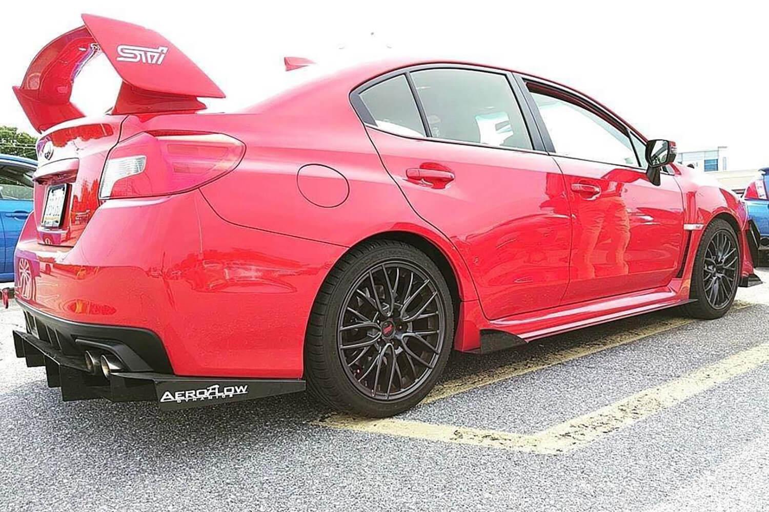 Extensión de faldón lateral Aeroflow Dynamics para Subaru WRX/STI (2015-2021) V2