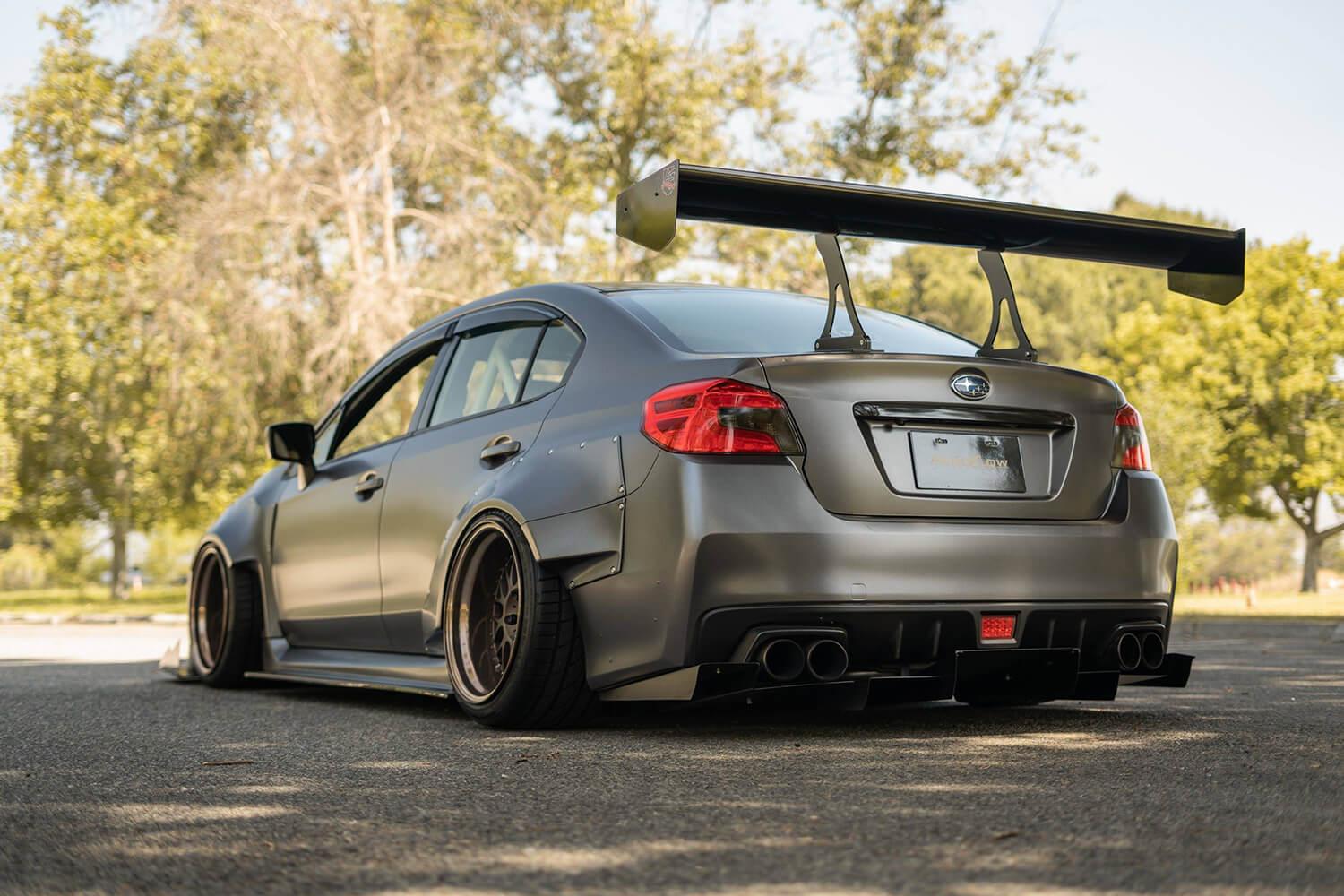 Aeroflow Dynamics Rear Diffuser V4 (2015-2021 Subaru WRX/STI) - 3