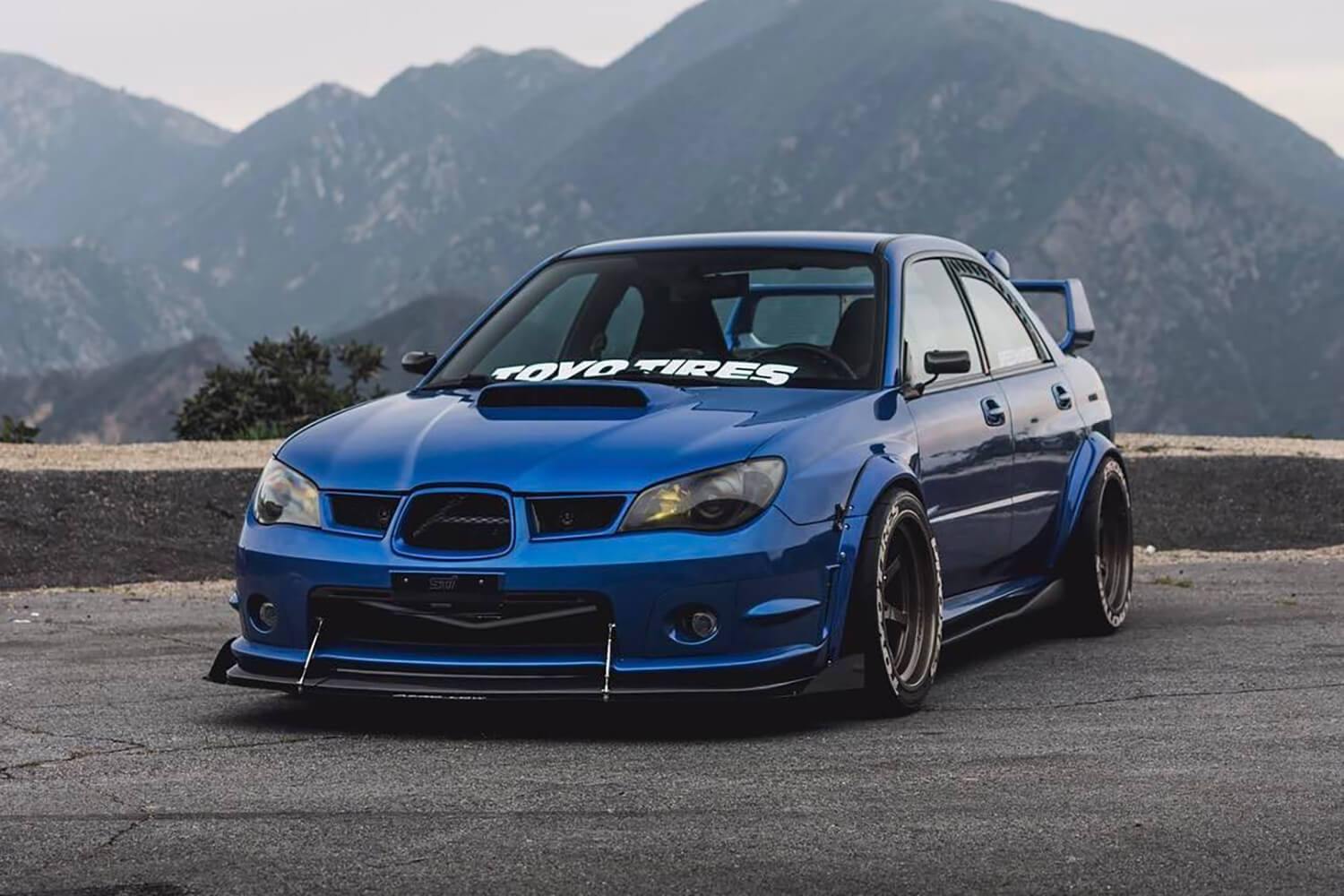 Divisor delantero Aeroflow Dynamics V2 (Subaru WRX/STI 2006-2007)