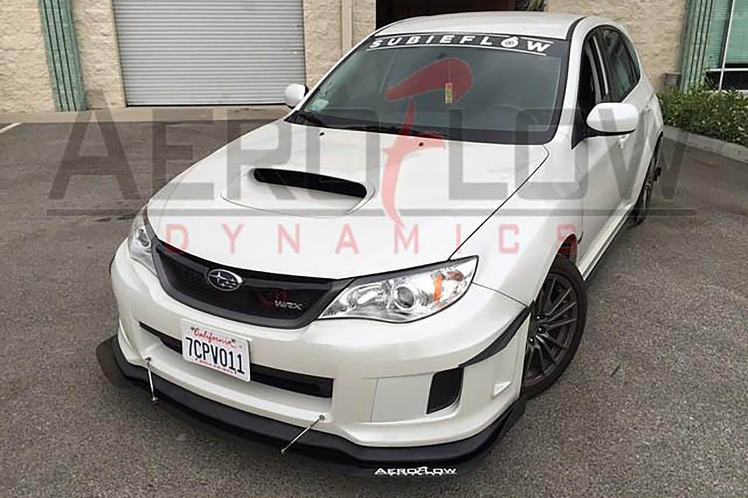 Divisor delantero V2 para Subaru WRX/STI 2008-2014 con dinámica de flujo de aire