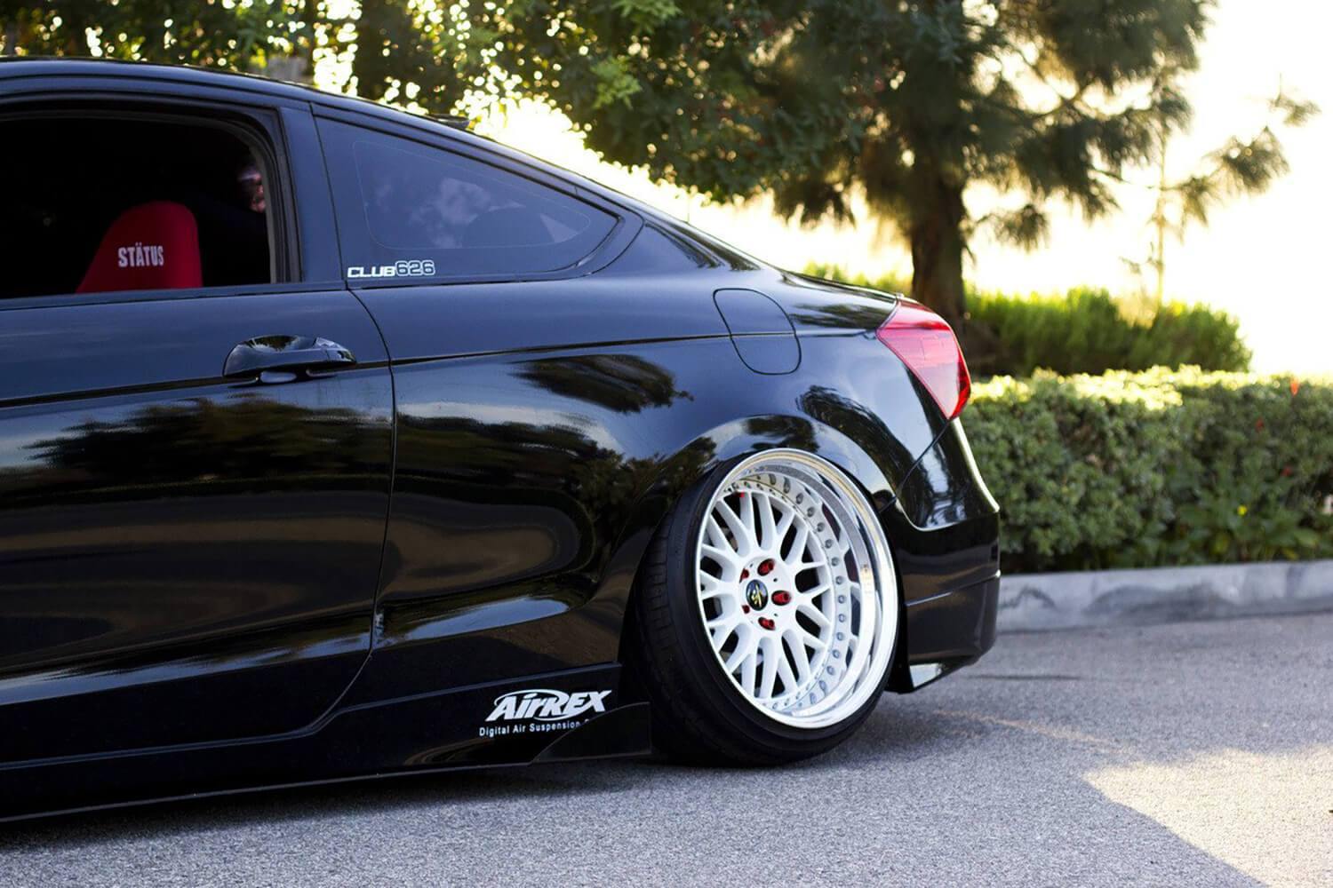 Aeroflow Dynamics 2008-2012 Honda Accord Side Skirt Extension V2