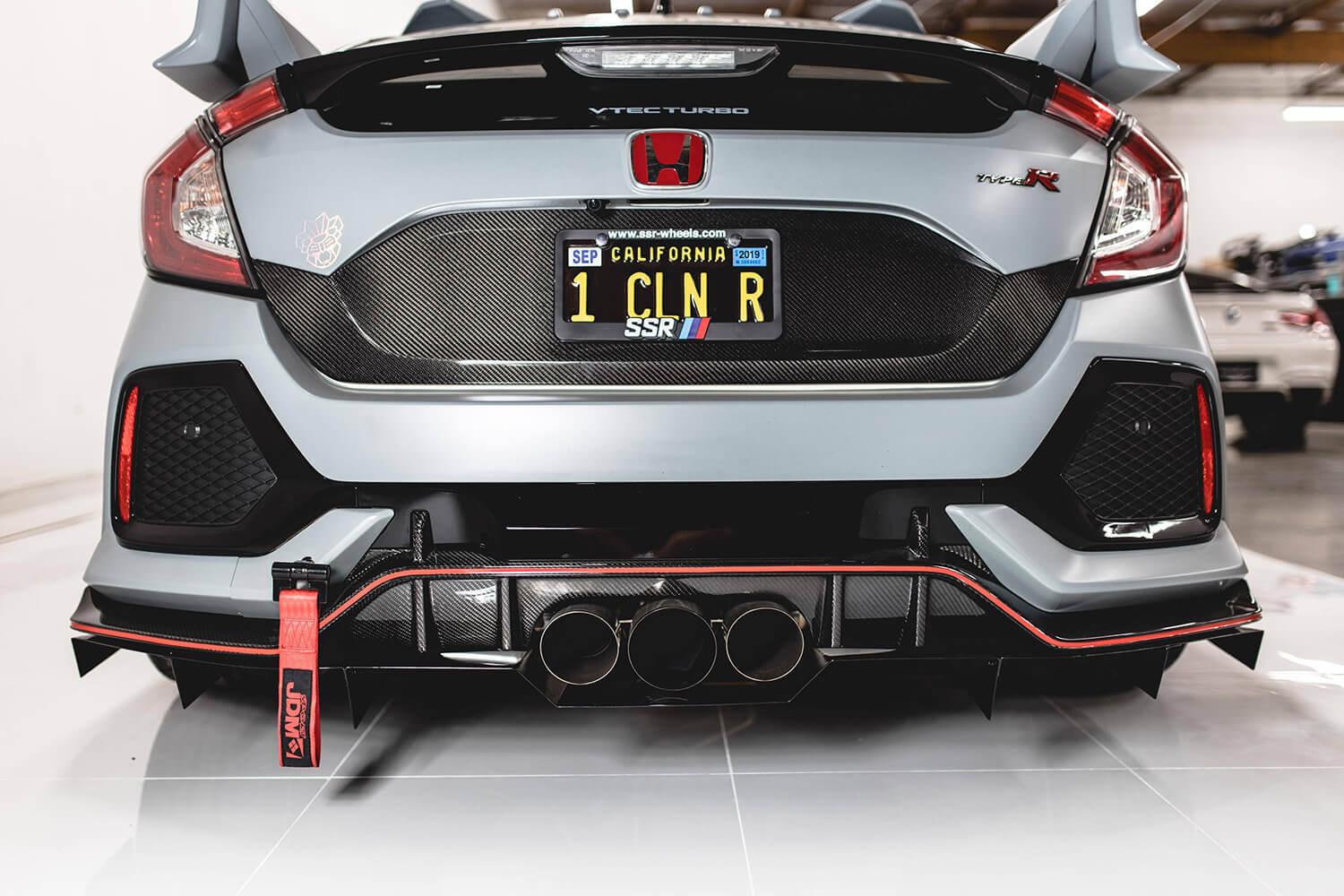 Aeroflow Dynamics Rear Diffuser V2 (2017-2021 Honda Civic Type-R)
