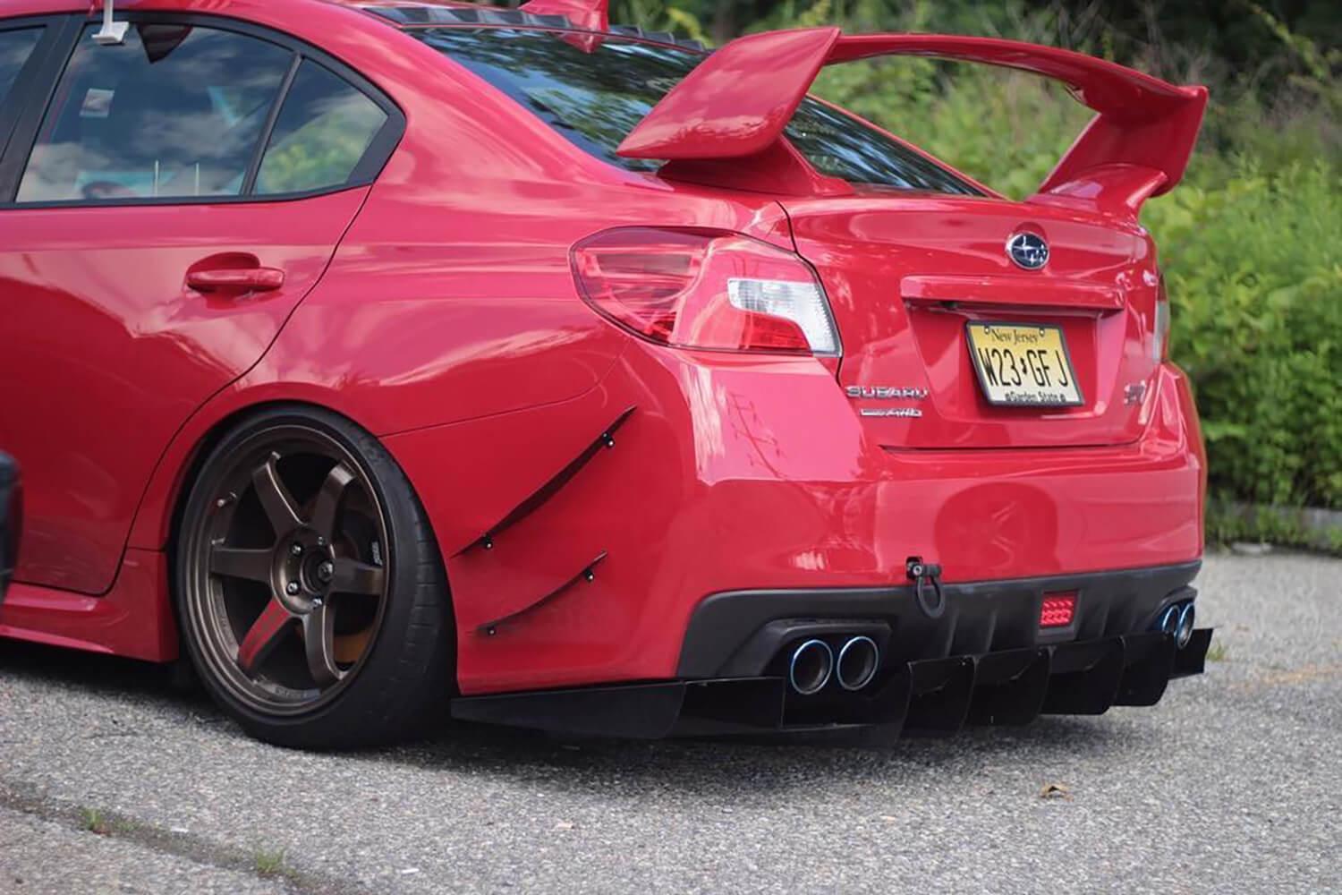 Aeroflow Dynamics 2015 - 2021 Subaru Wrx/Sti Rear Diffuser V1