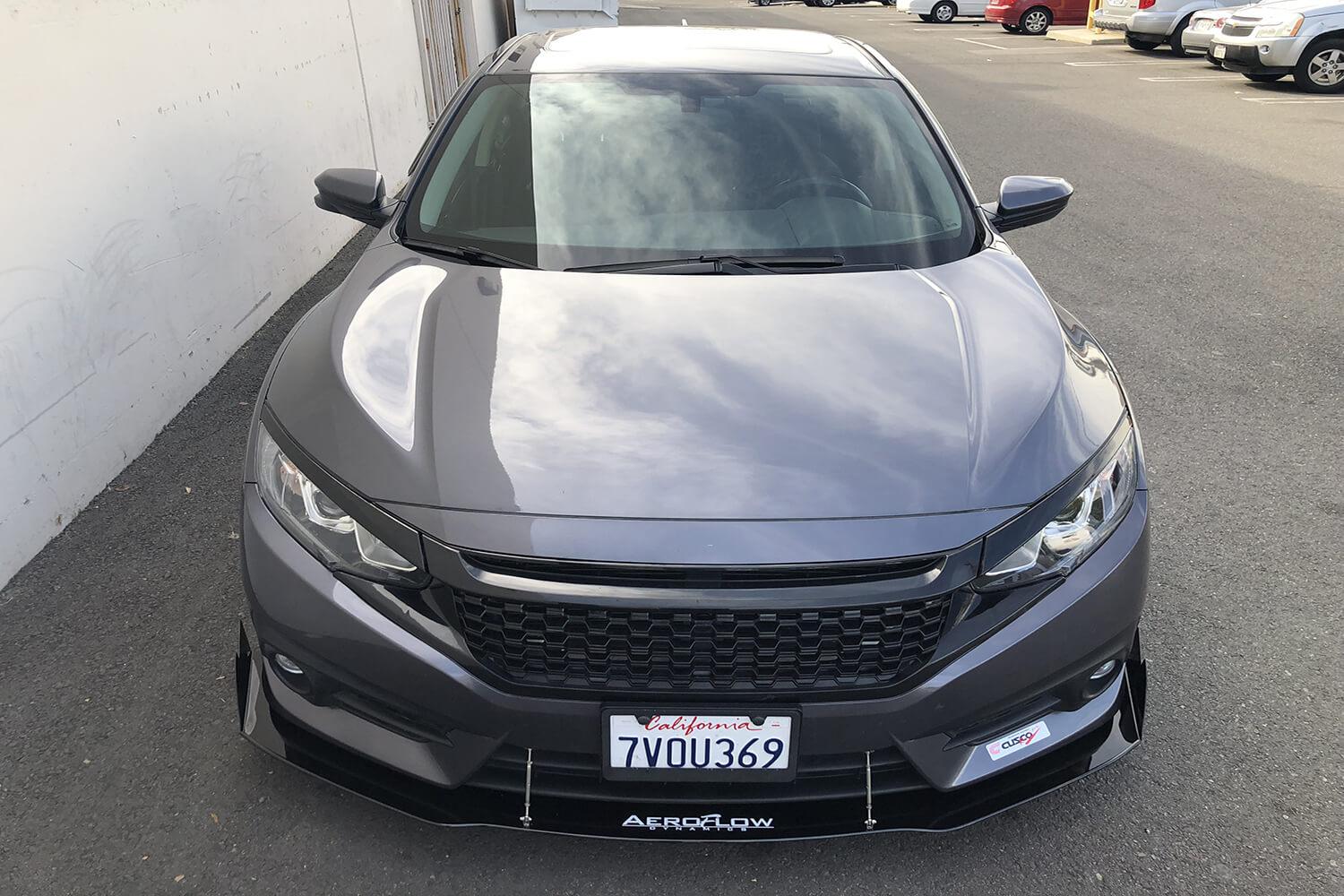 Aeroflow Dynamics Splitter V3 (2016-2019 Honda Civic Sedan)
