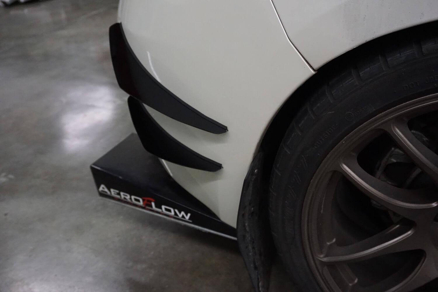 Aeroflow Dynamics Rear Bumper Canards V1 (2011-2014 Subaru WRX/STI Hatchback Only)