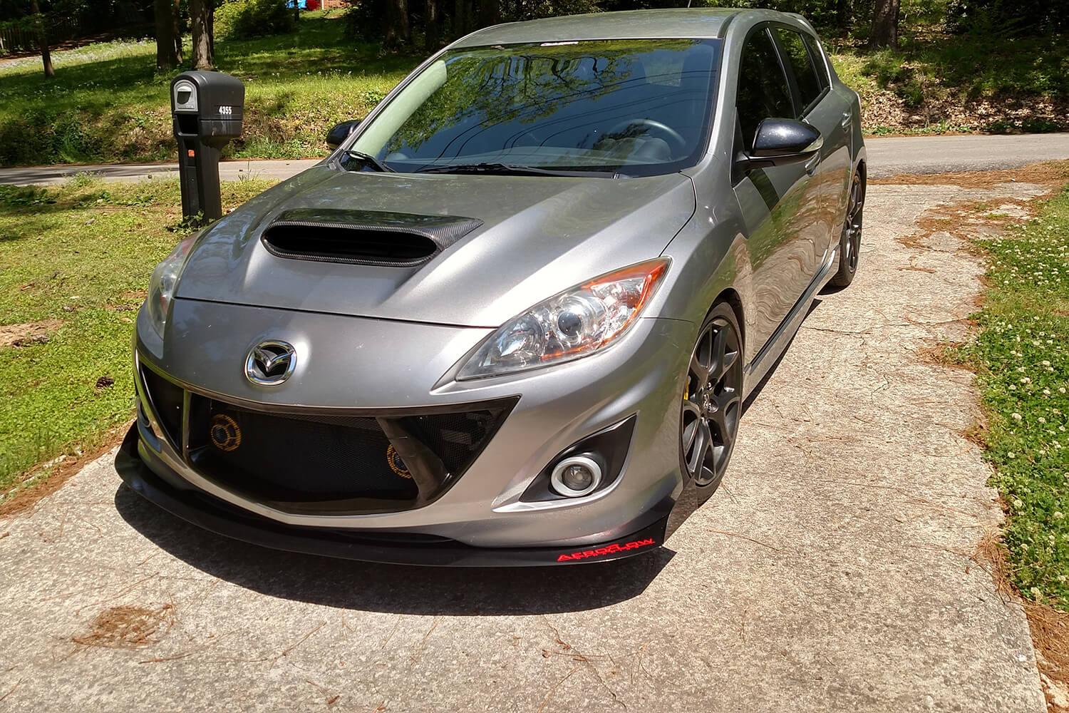Aeroflow Dynamics Front Splitter V2 (2010-2013 Mazda Speed 3)