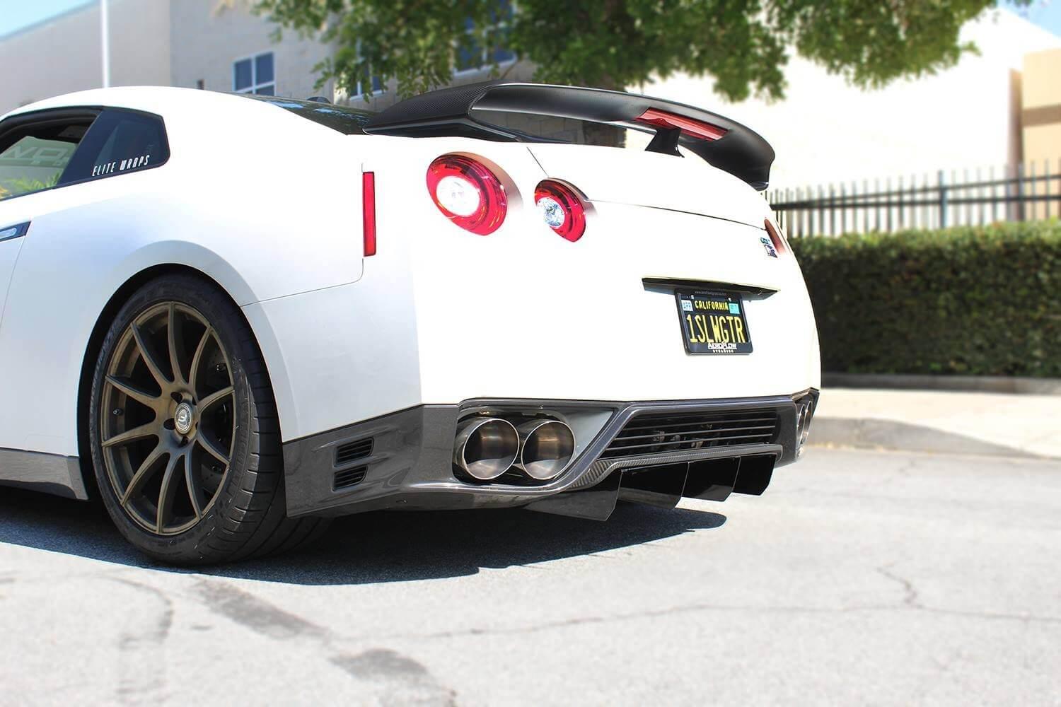 Aeroflow Dynamics Rear Diffuser V1 (2012-2020 Nissan GTR) - 2