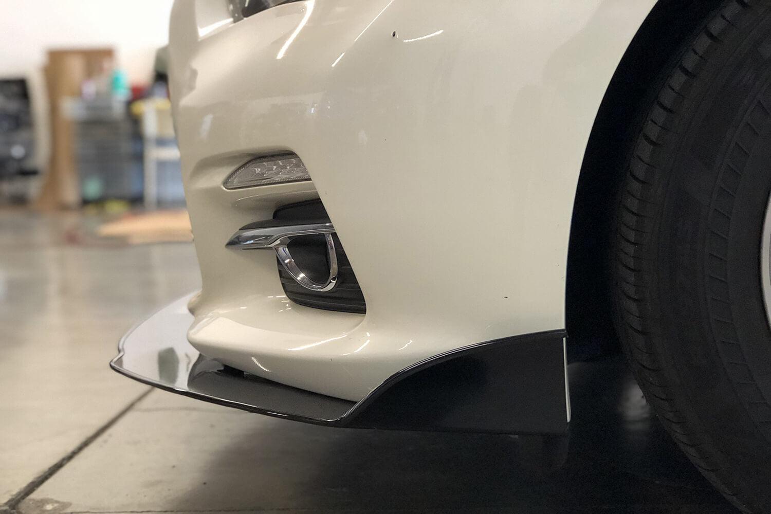 Aeroflow Dynamics 2016-2018 Infiniti Q50 V2 Front Splitter ( Non Sport Bumper )