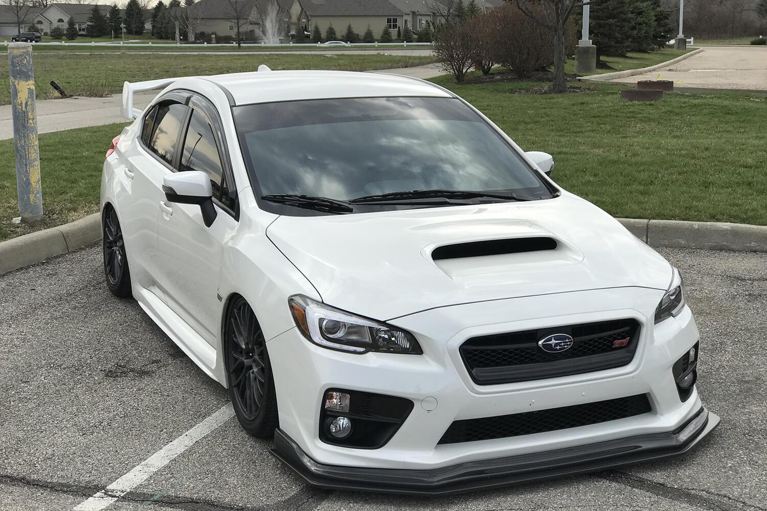 Divisor de fibra de carbono para Subaru WRX/STI 2015-2021 con dinámica de flujo de aire