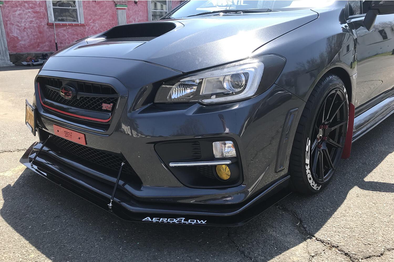 Divisor delantero V1 para Subaru WRX/STI 2015-2021 con dinámica de flujo de aire