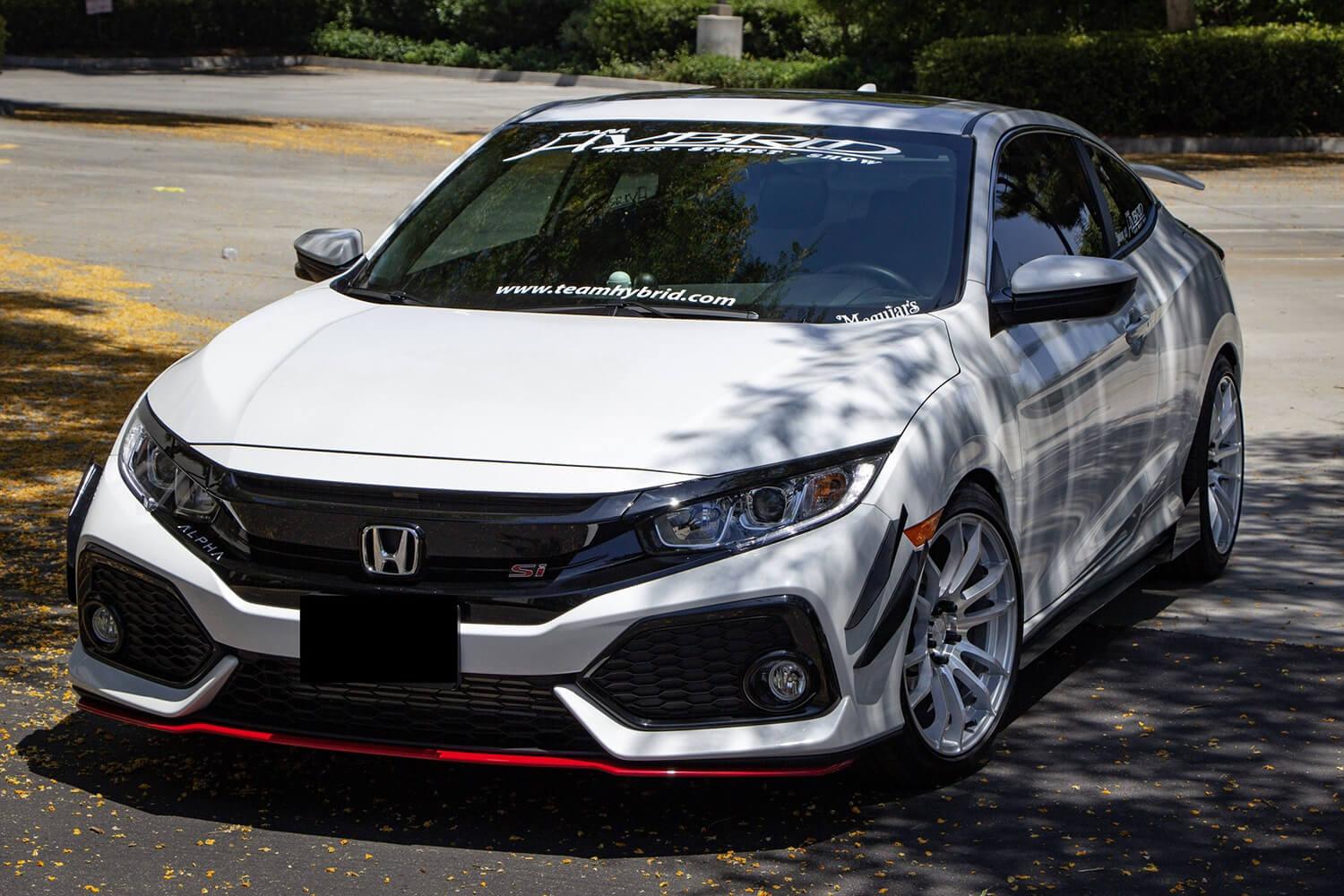 Aeroflow Dynamics V2 Canards (2017-2021 Honda Civic Hatchback, Si Coupe, Si Sedan)