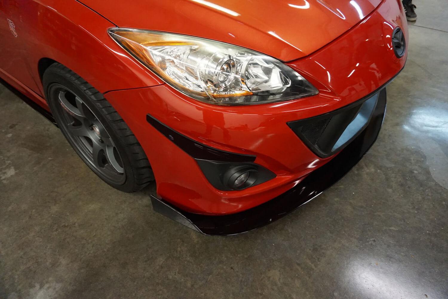 Aeroflow Dynamics Front Splitter V2 (2010-2013 Mazda Speed 3)