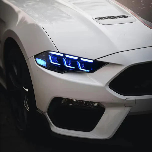 NTXGlow RGB Headlights S650 Style | 2018-2023 Ford Mustang
