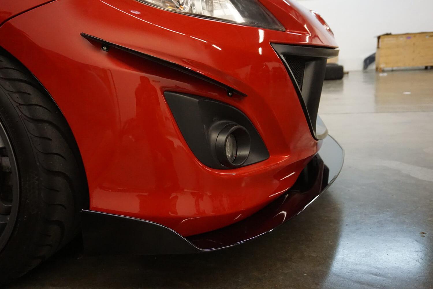 Aeroflow Dynamics Front Splitter V2 (2010-2013 Mazda Speed 3)