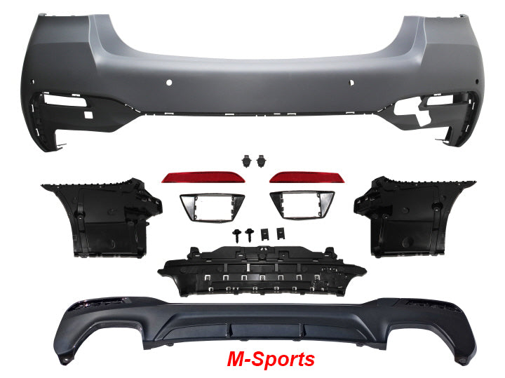 Parachoques trasero con cubiertas PDC para BMW G30 LCI 2021-2023 de Innovative Motorsports