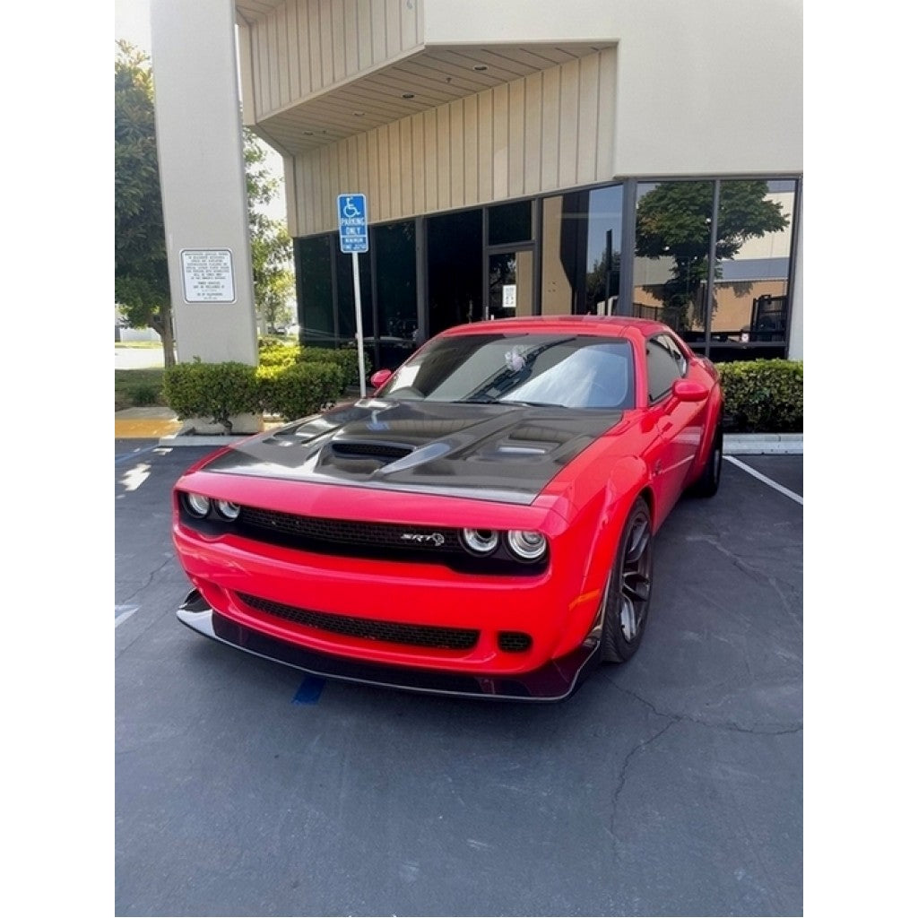 APR Carbon Fiber Front Air Dam / Lip (2015-2023 Dodge Challenger Hellcat)