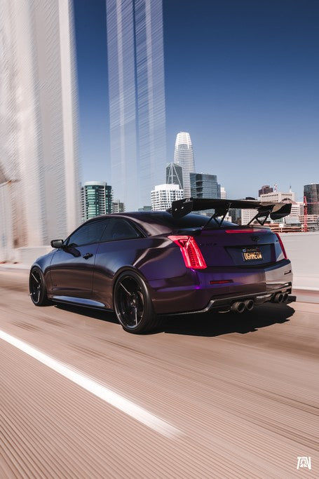 APR GTC-300 61" Carbon Fiber Adjustable Wing (2016-2019 Cadillac ATS-V)