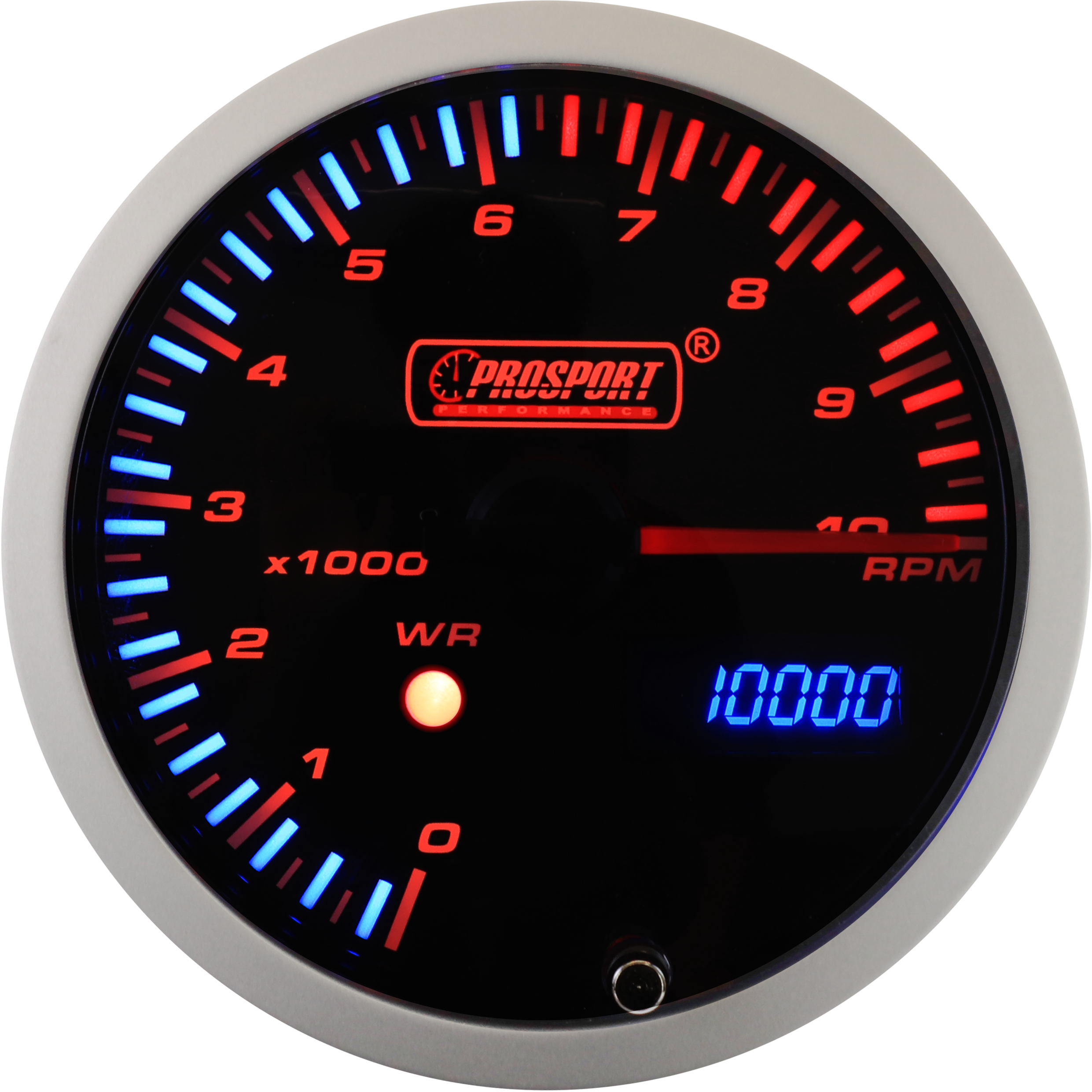 Prosport 3-1/3" JDM Electrical Tachometer With Peak/Warning