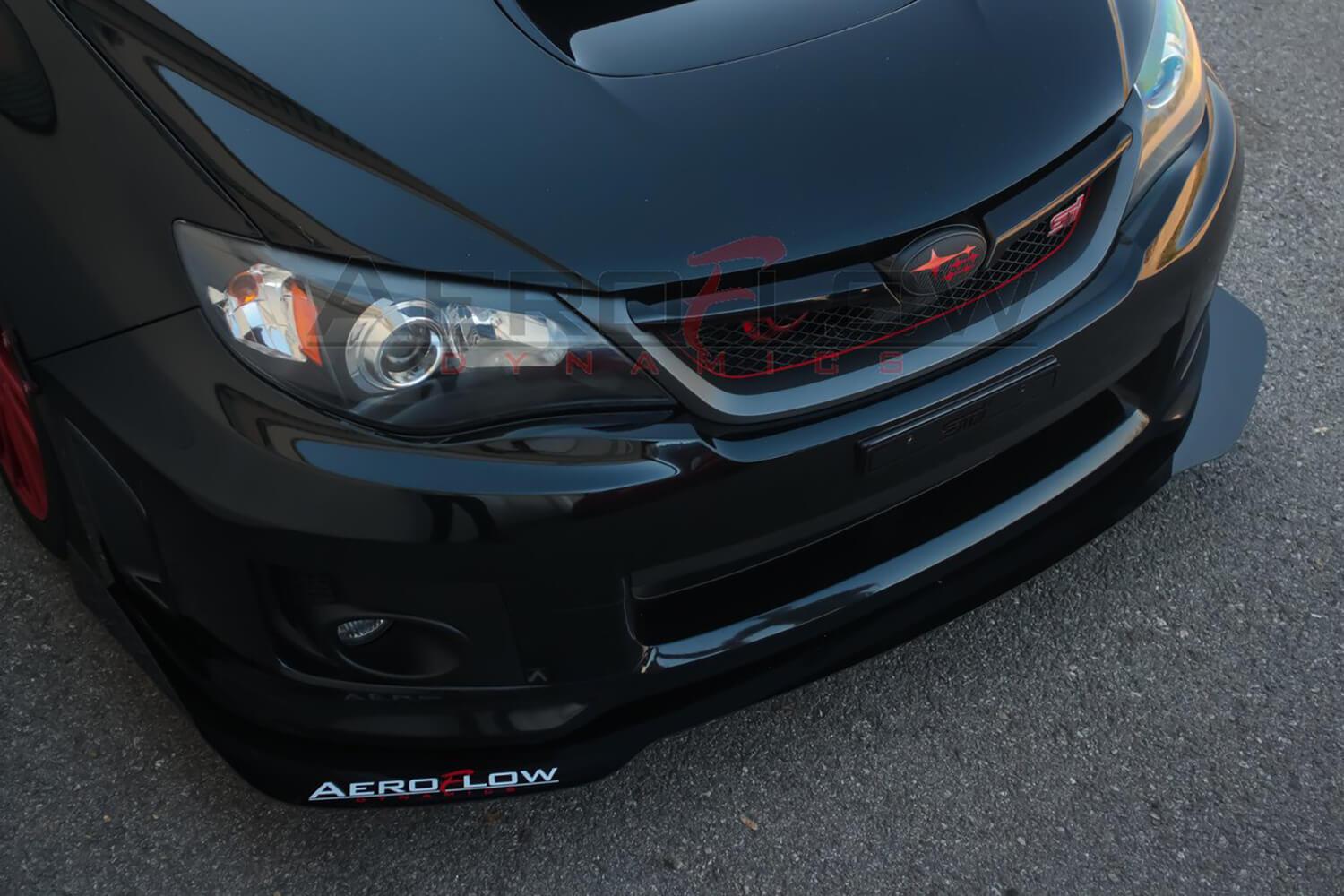 Divisor delantero V2 para Subaru WRX/STI 2008-2014 con dinámica de flujo de aire