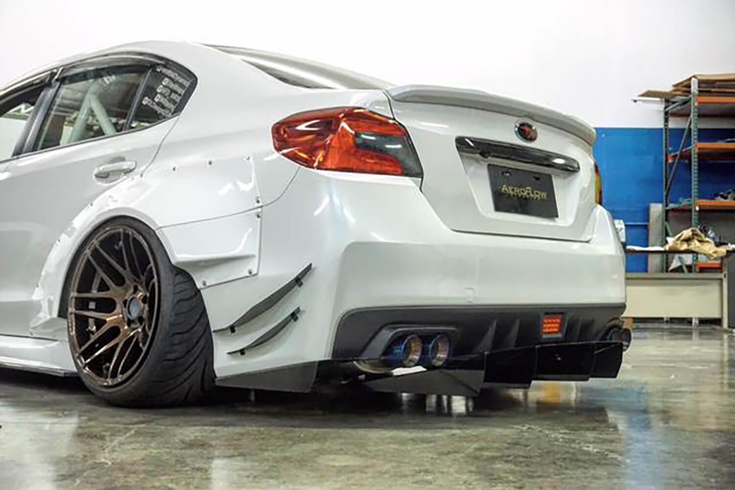 Aeroflow Dynamics Rear Diffuser V3 (2015-2021 Subaru WRX/STI)