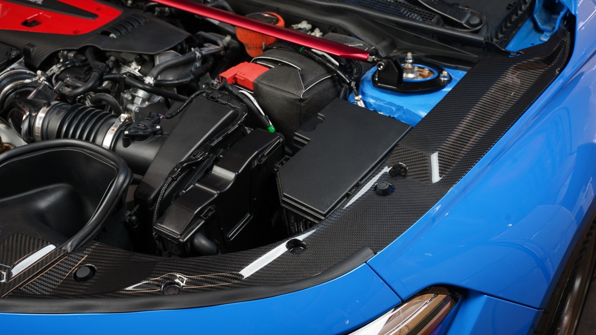 Placas de refrigeración de fibra de carbono APR para radiador (Honda FL5 Civic Type R 2023+)