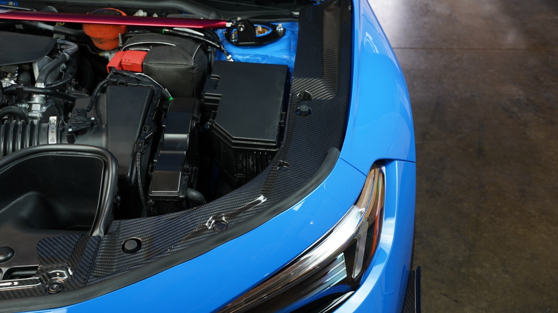 Placas de refrigeración de fibra de carbono APR para radiador (Honda FL5 Civic Type R 2023+)