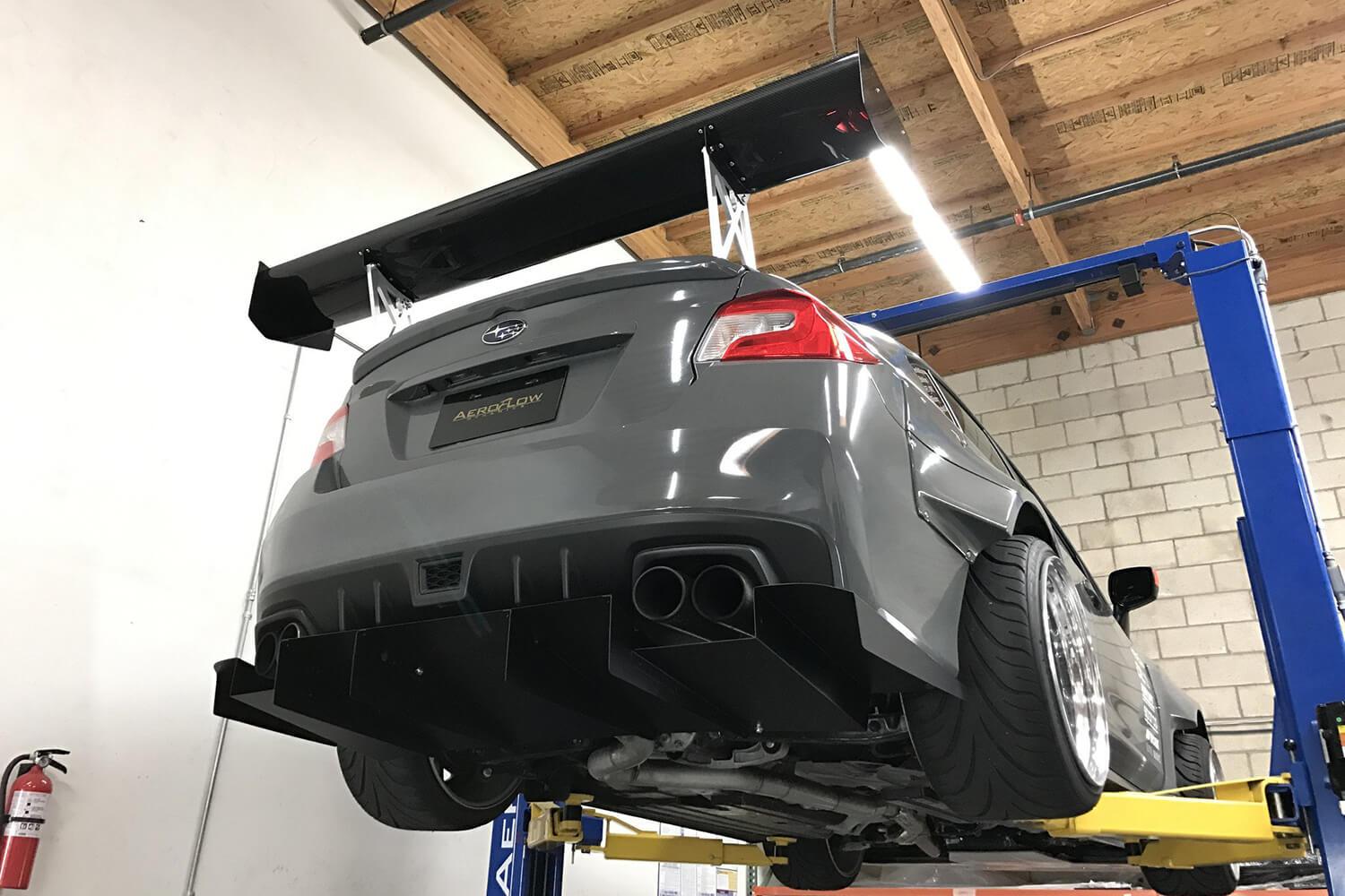 Aeroflow Dynamics Rear Diffuser V2 (2015-2021 Subaru WRX/STI) - 11