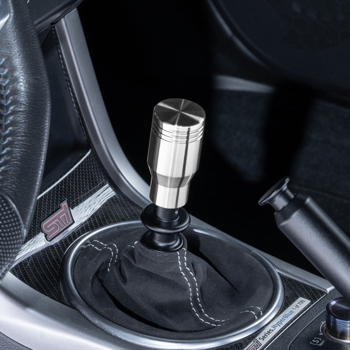 Billetworkz Titanium Brushed Shift Knob for Subaru STI 6-Speed