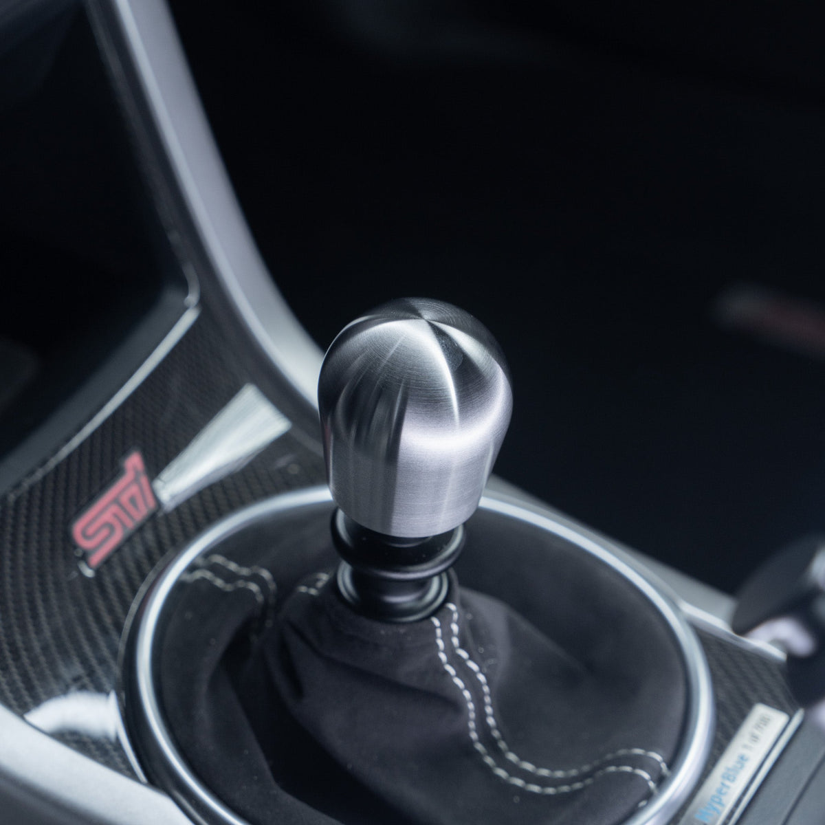 Billetworkz Titanium Brushed Shift Knob for Subaru STI 6-Speed