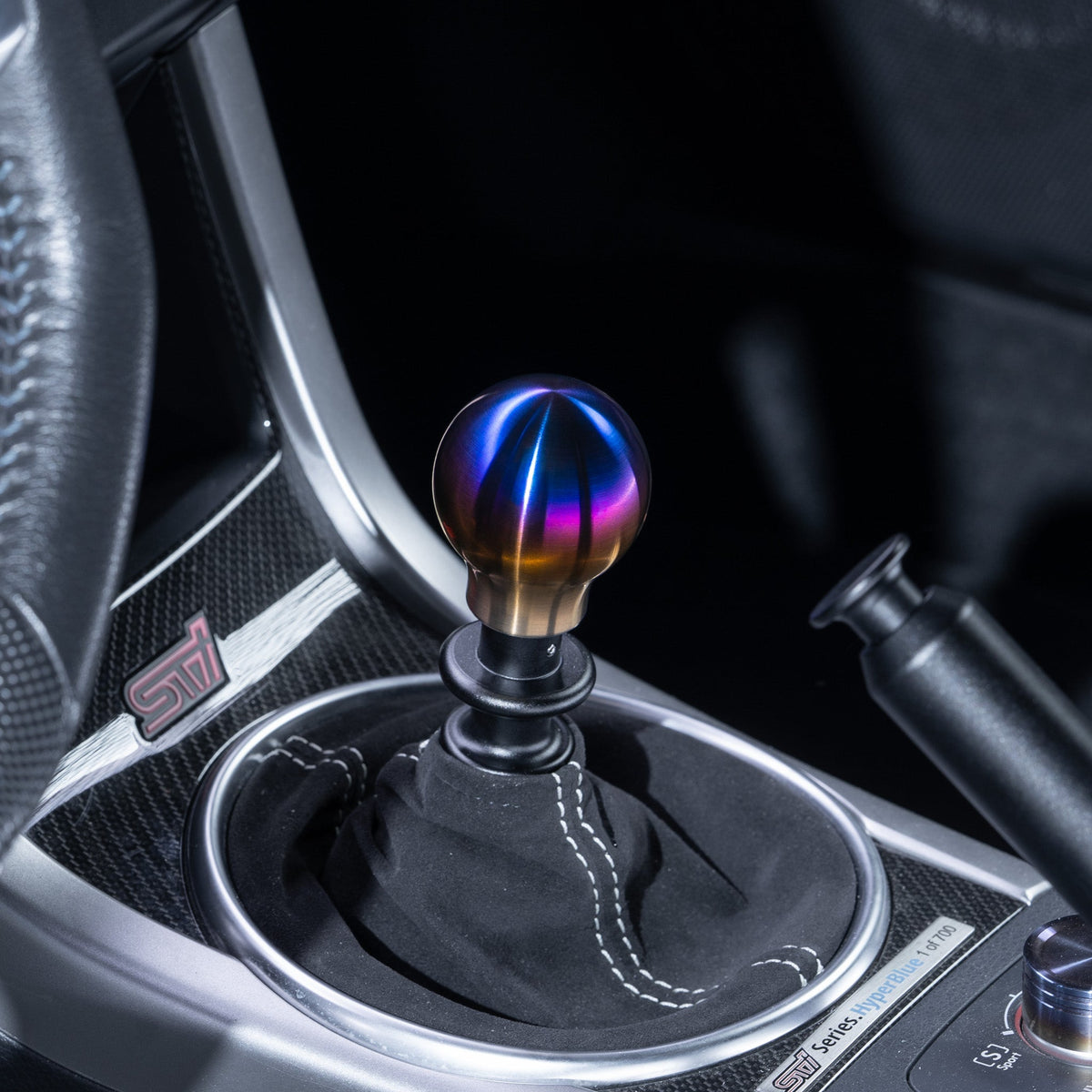 Billetworkz Titanium Torched Shift Knob for Subaru STI 6-Speed