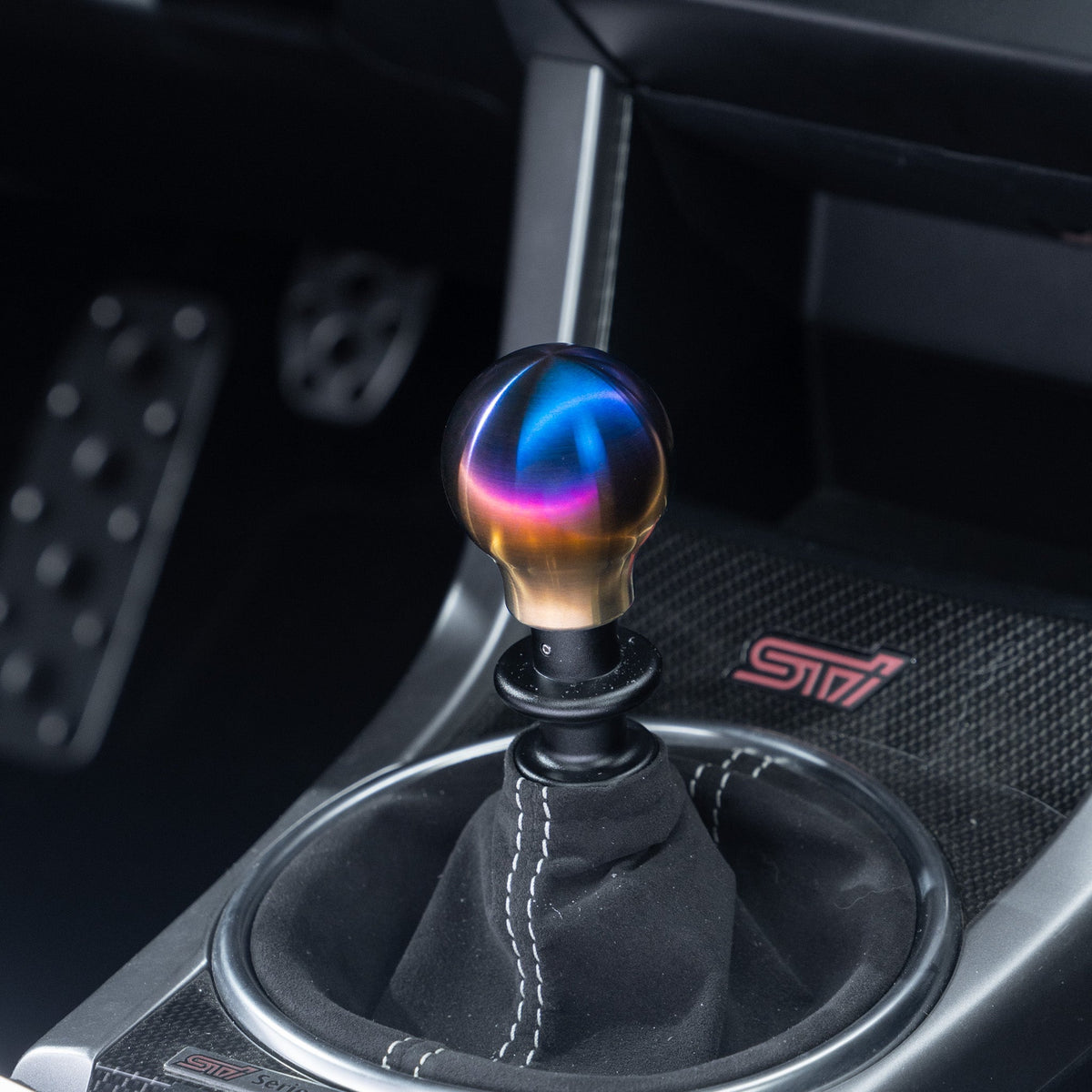 Billetworkz Titanium Torched Shift Knob for Subaru STI 6-Speed