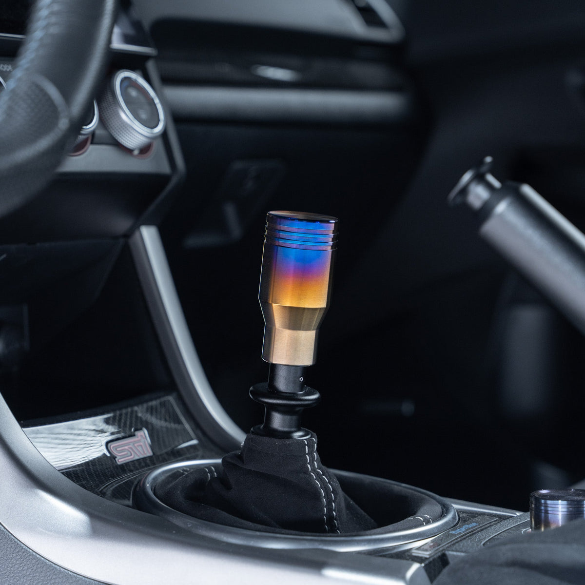 Billetworkz Titanium Torched Shift Knob for Subaru STI 6-Speed