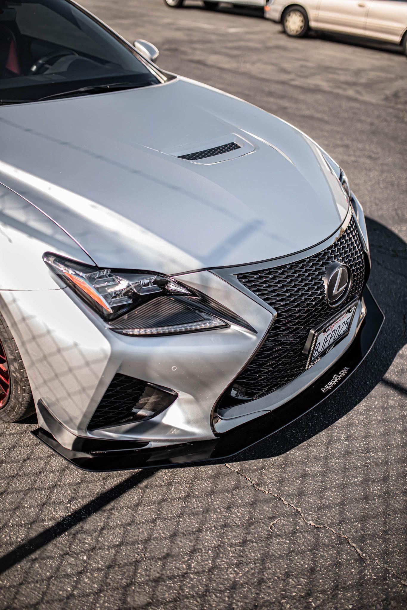 Dinámica de flujo de aire para Lexus RCF 2015-2019, canards delanteros V1