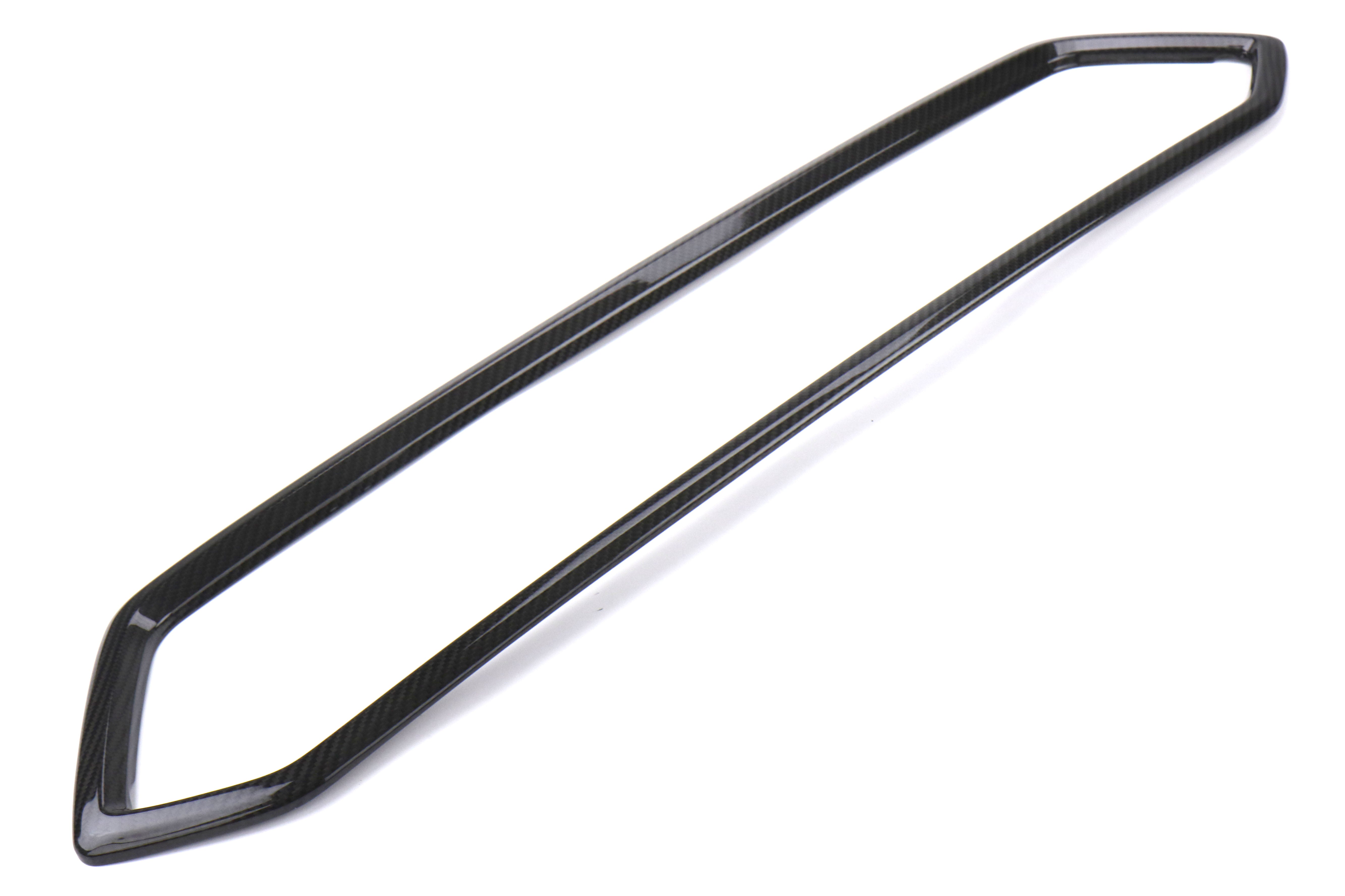 OLM LE Dry Carbon Fiber Grille Garnish (Outer) - 2018-2021 Subaru WRX / STI - 6