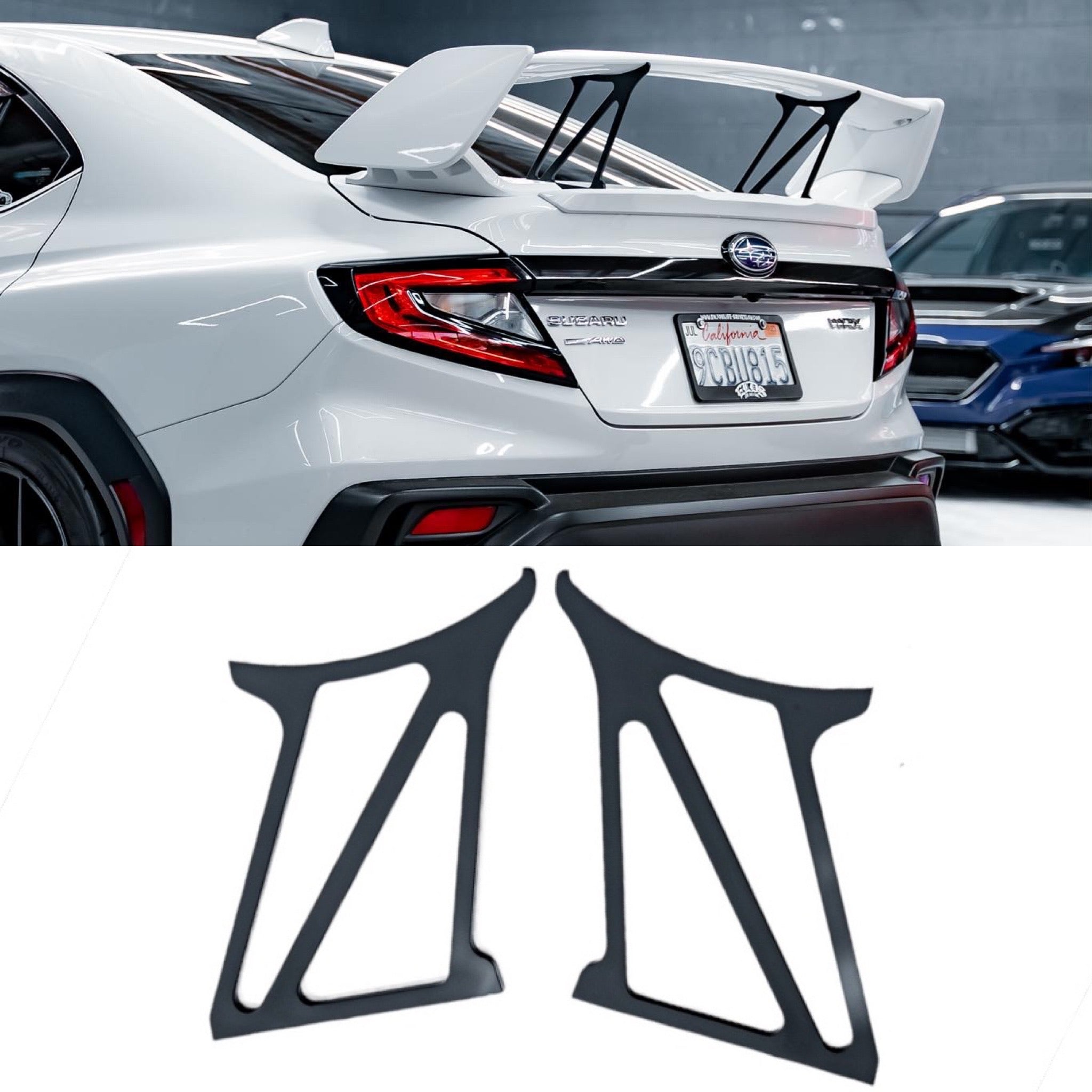Aeroflow Dynamics Sti Wing Stabilizer (2022-2024 Subaru WRX)