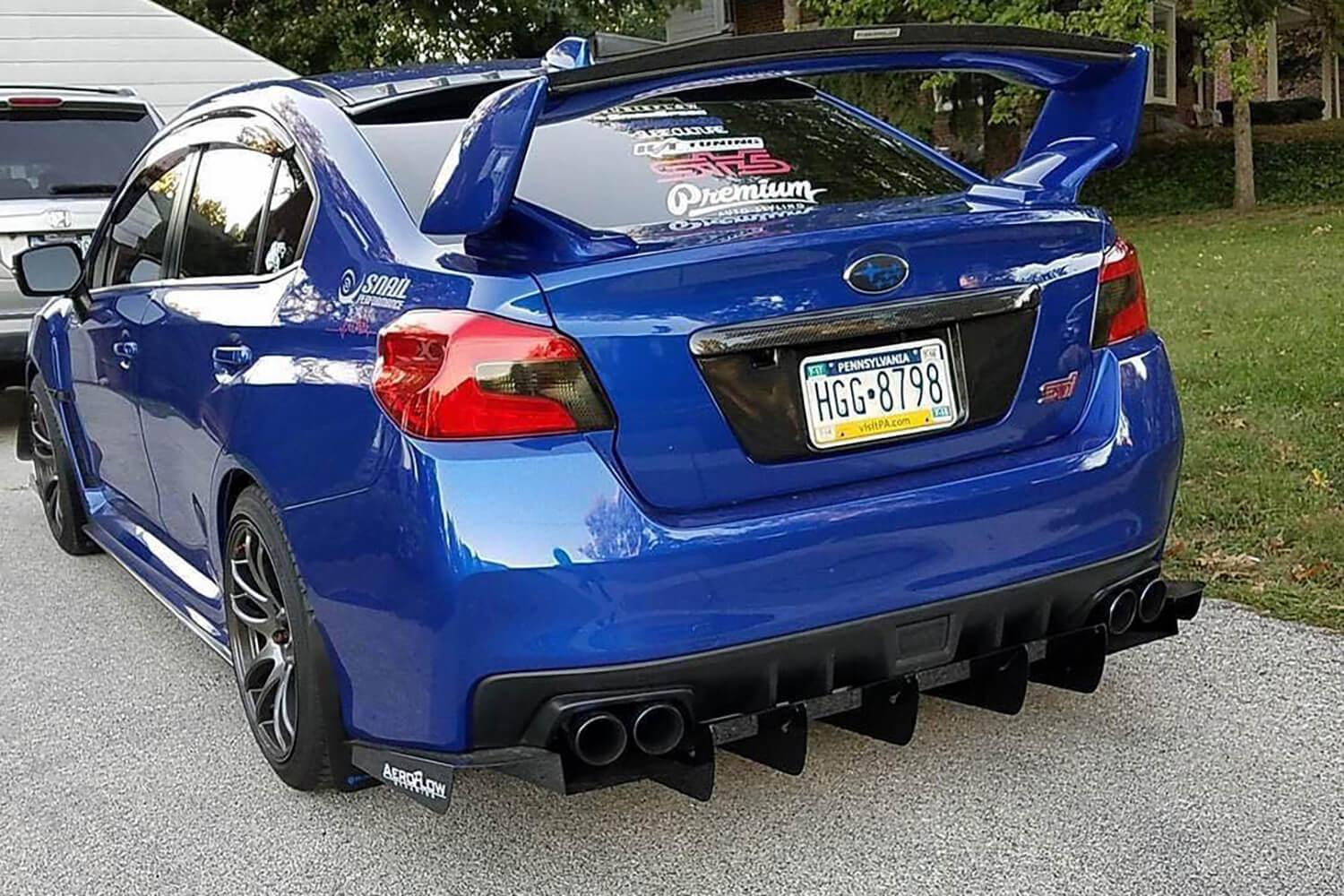 Aeroflow Dynamics 2015 - 2021 Subaru Wrx/Sti Rear Diffuser V1