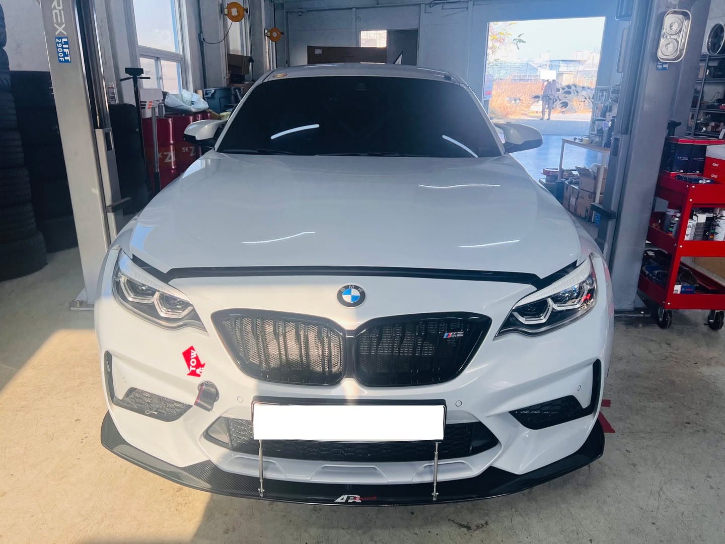APR Carbon Fiber Front Wind Splitter (BMW F87 M2 Competition Bumper)