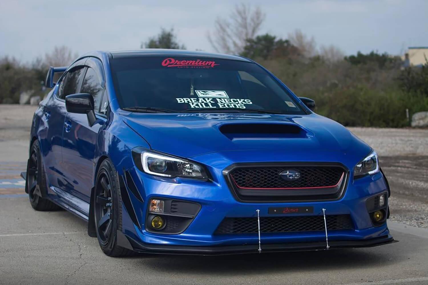Aeroflow Dynamics 2015-2021 Subaru Wrx/Sti Front Splitter V2