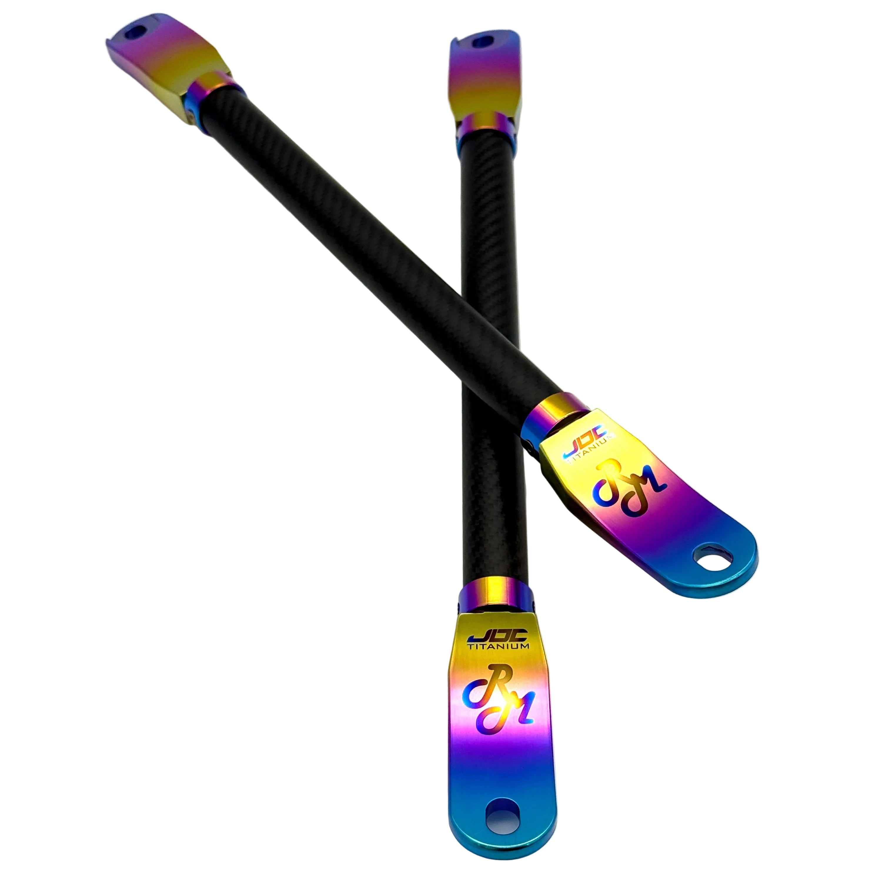 JDC Titanium & Carbon Front Strut Brace Set | A90 Toyota Supra/ BMW Z4