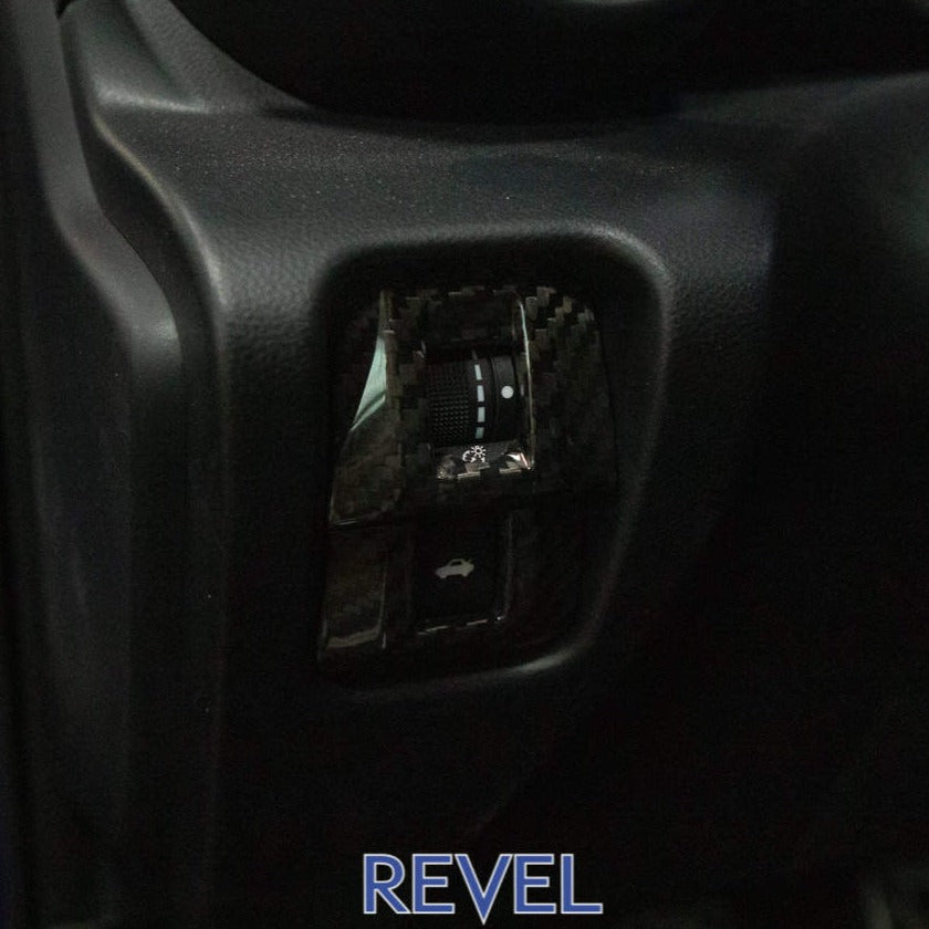 Revel GT Dry Carbon Carbon Cluster Switch Panel Cover - 1 Piece (22+ GR86/BRZ)