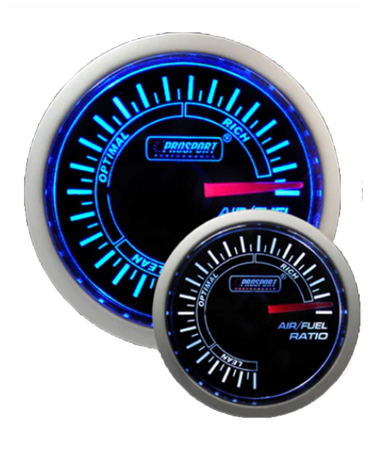 Prosport 2-1/16" Blue/White Air Fuel Ratio Gauge