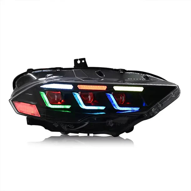 NTXGlow RGB Headlights S650 Style | 2018-2023 Ford Mustang