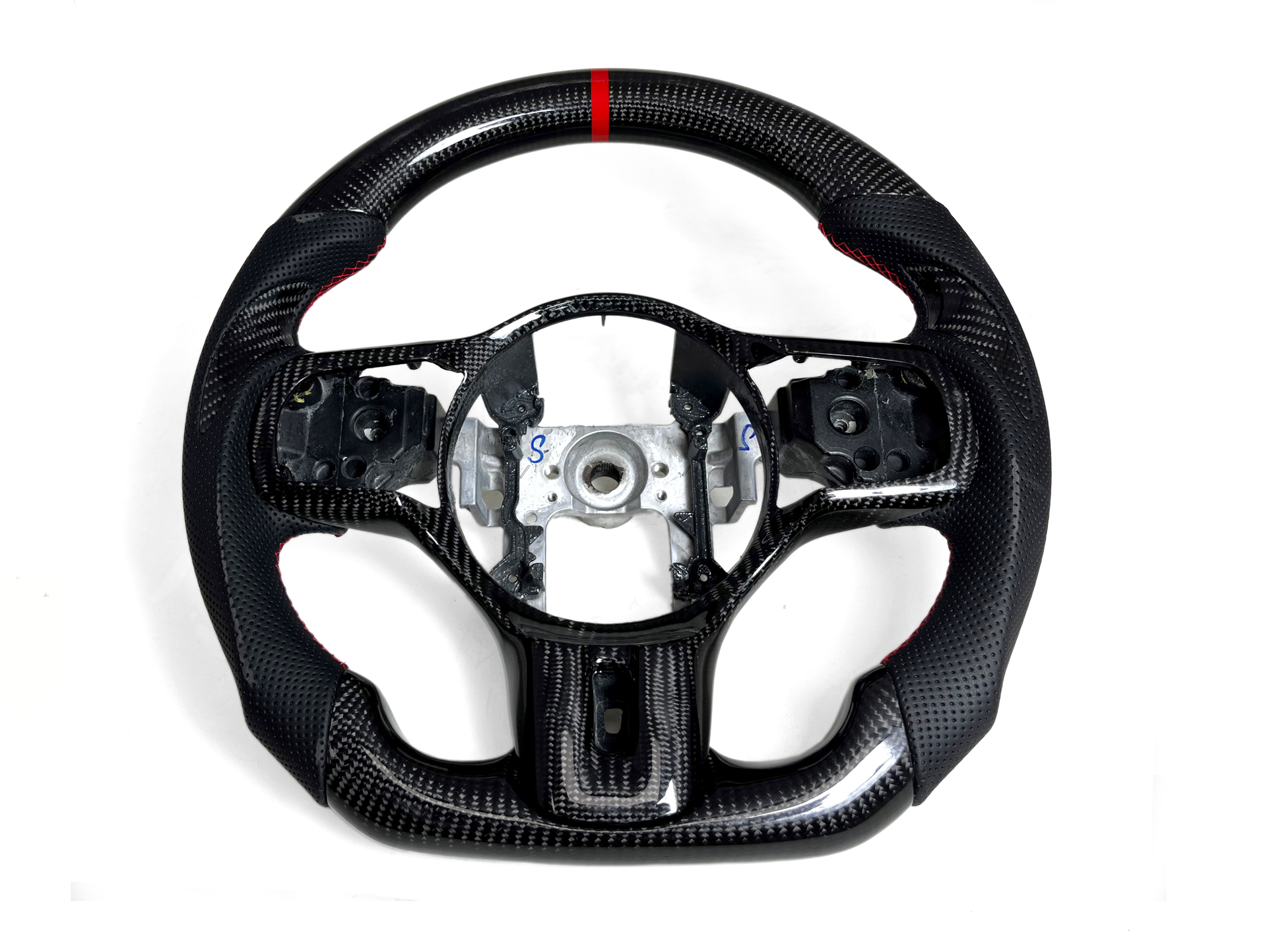 Volante de fibra de carbono Prosport Mitsubishi EVO X (opción 2)