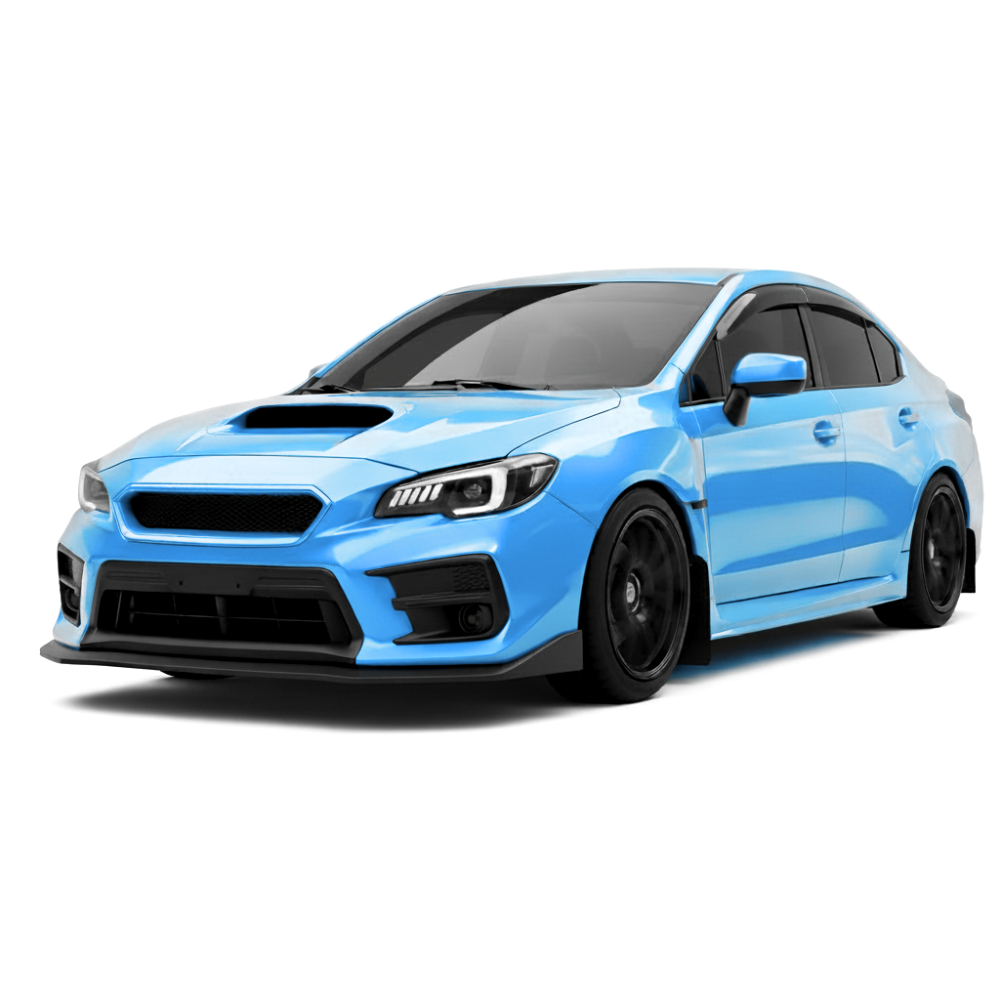 JDMuscle CS Style V2 Front Bumper Grille-Paint Matched/Gloss Black (18-21 WRX/STI)